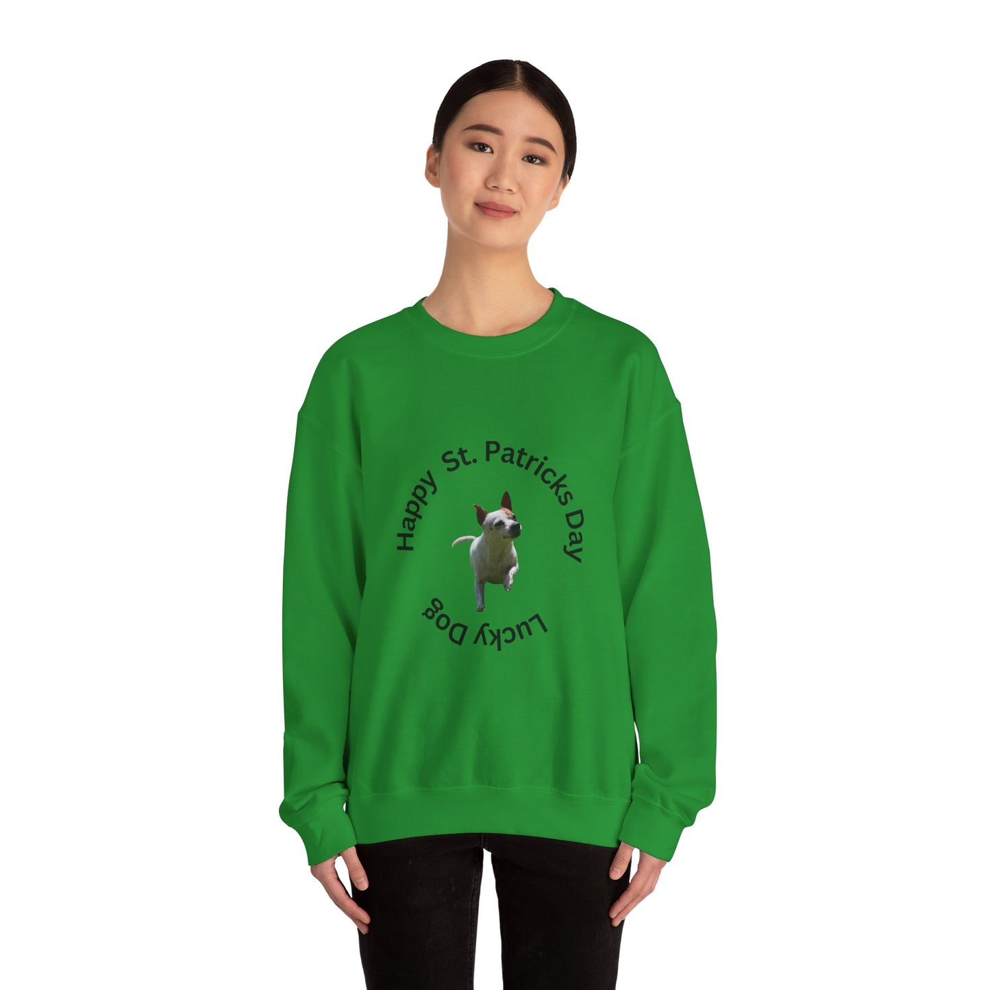 Happy St. Patrick's Day Unisex Heavy Blend™ Crewneck Sweatshirt SP25 - 0011