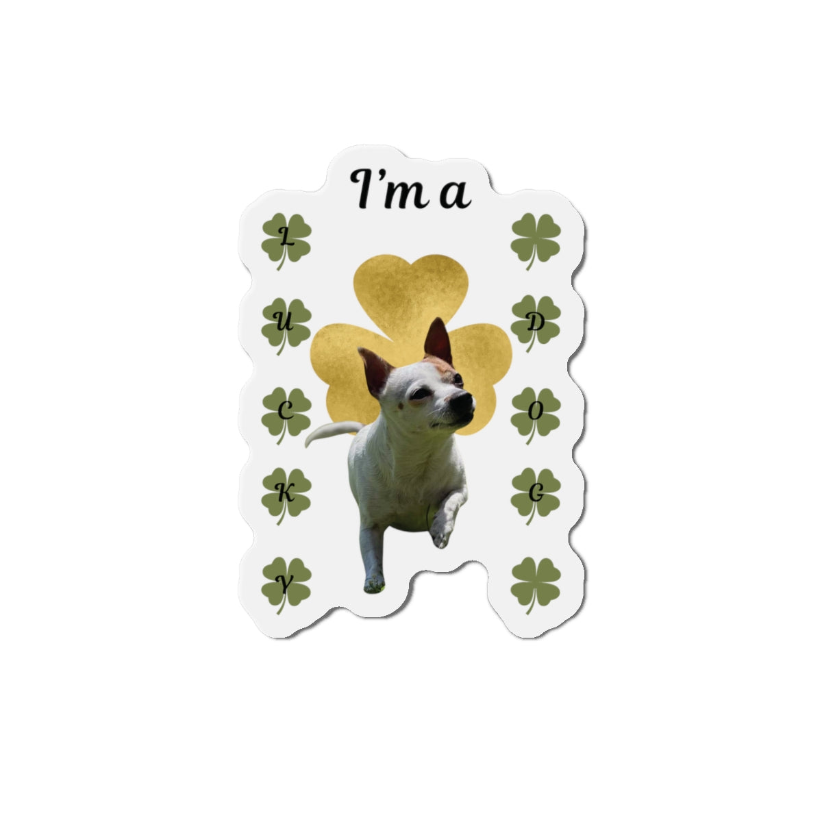 Lucky Dog Die-Cut Magnets SP25 - 0003