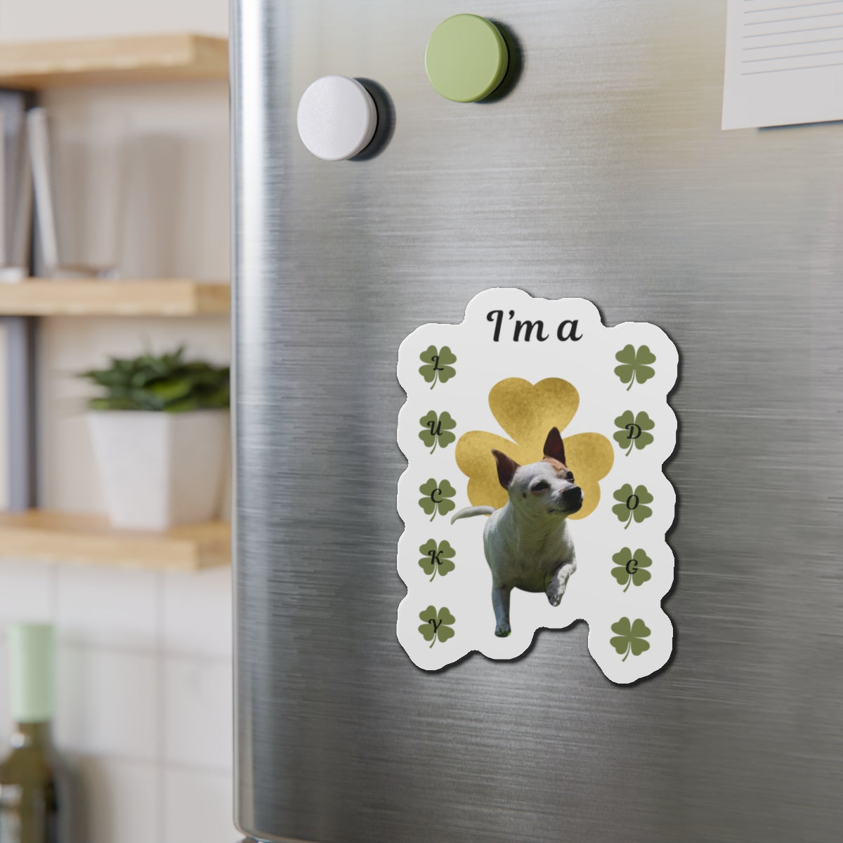 Lucky Dog Die-Cut Magnets SP25 - 0003